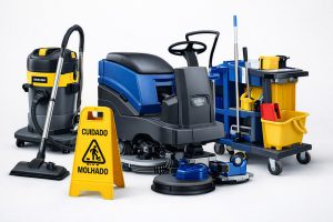 equipamento de limpeza profissional